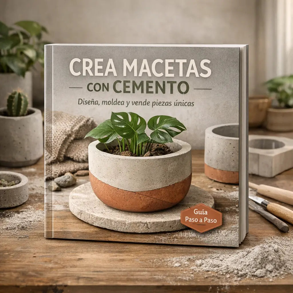 Crea Macetas con Cemento - Guía + Video